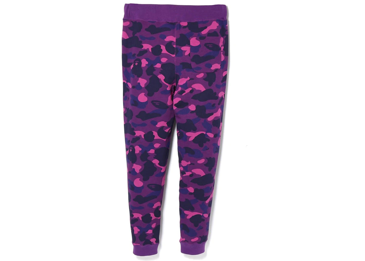 BAPE Color Camo Tiger Slim Sweat Pants Purple - vue secondaire B