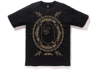 BAPE Embroidery Tee Black