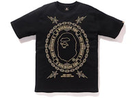 BAPE Embroidery Tee Black