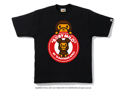 BAPE Medicom Toy Bearbrick Milo Busy Works Tee Black/Red - product view 2