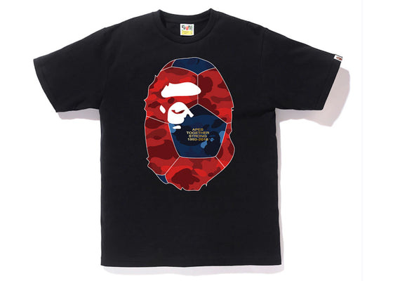 BAPE Performance Color Camo Ape Head Tee Black sneakers - authentic BAPE shoes