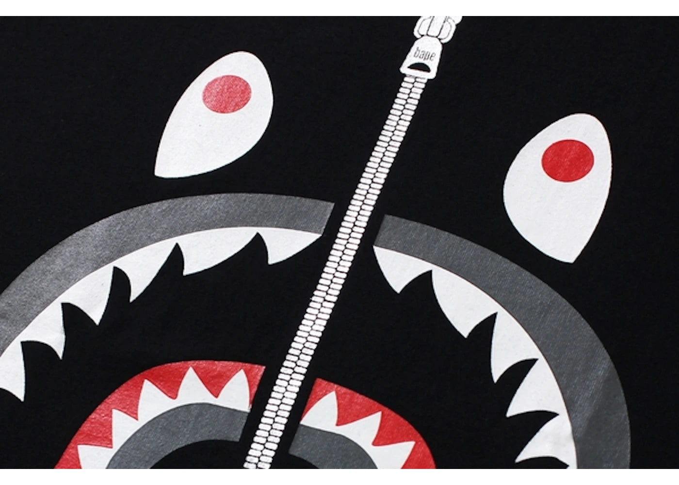 BAPE Shark Tee Black - vue secondaire B