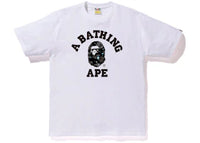 BAPE Space Camo College Tee White