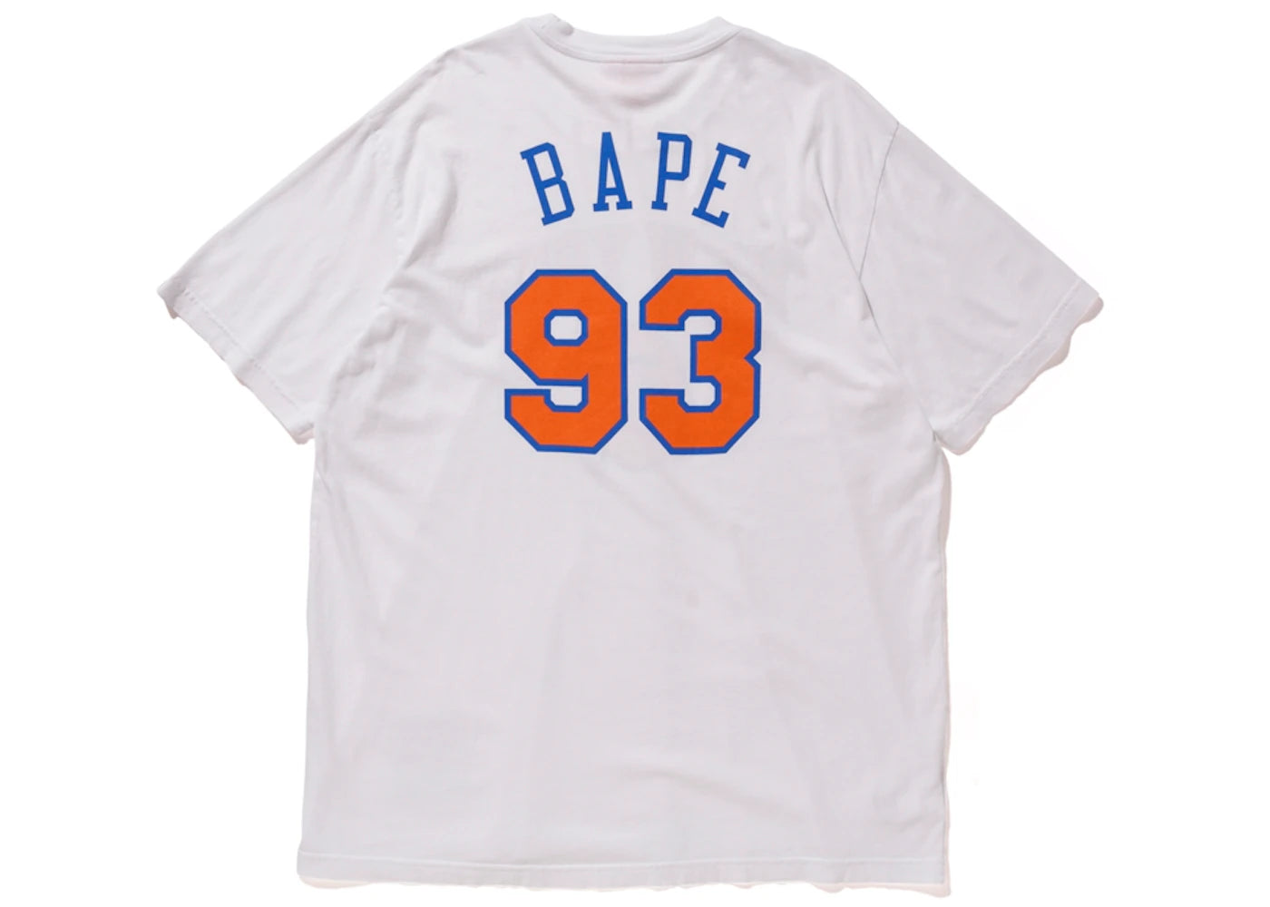 BAPE x Mitchell & Ness Knicks Tee White - vue secondaire B