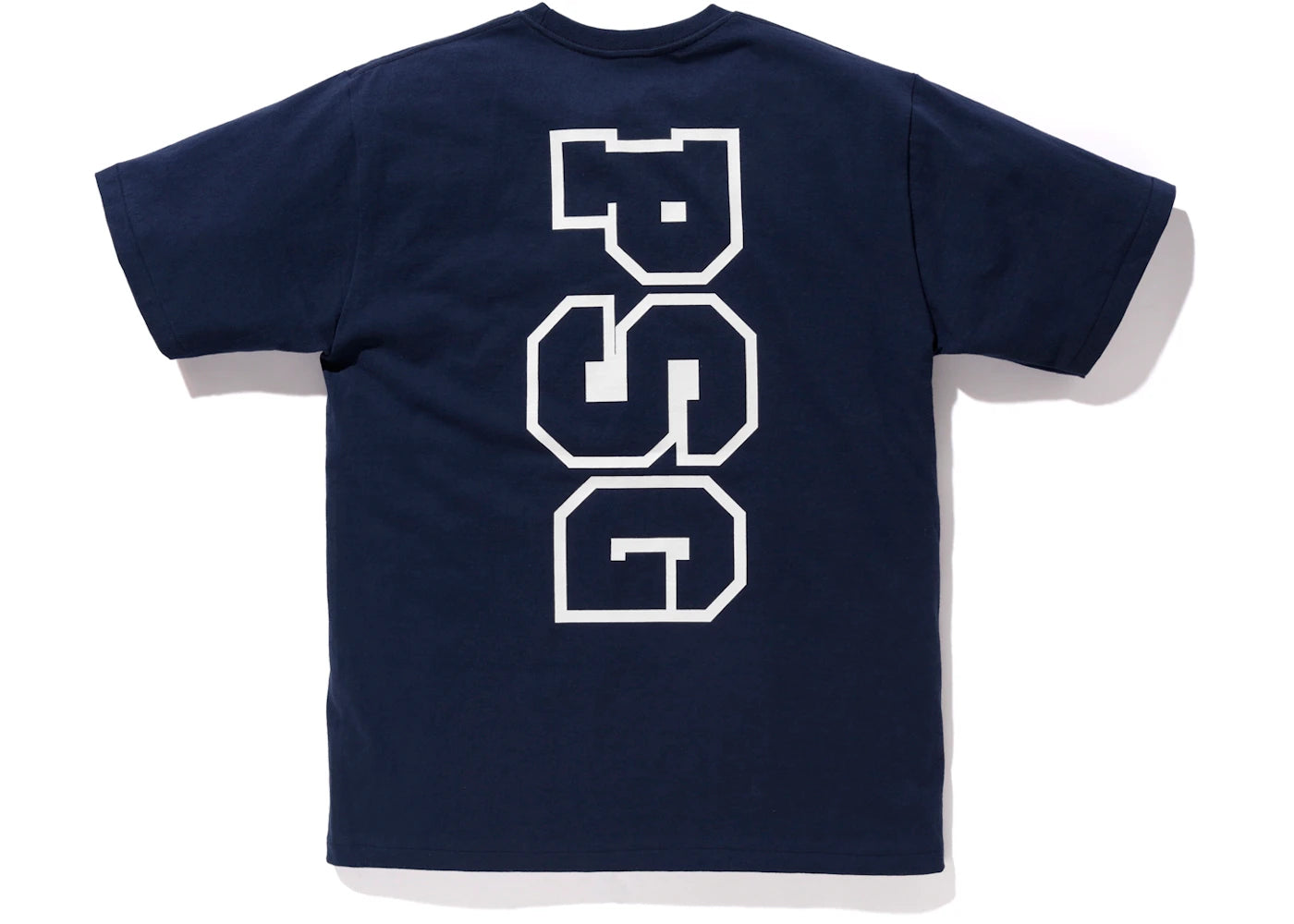 BAPE x PSG Shark Tee Navy - vue secondaire B