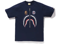 BAPE x PSG Shark Tee Navy
