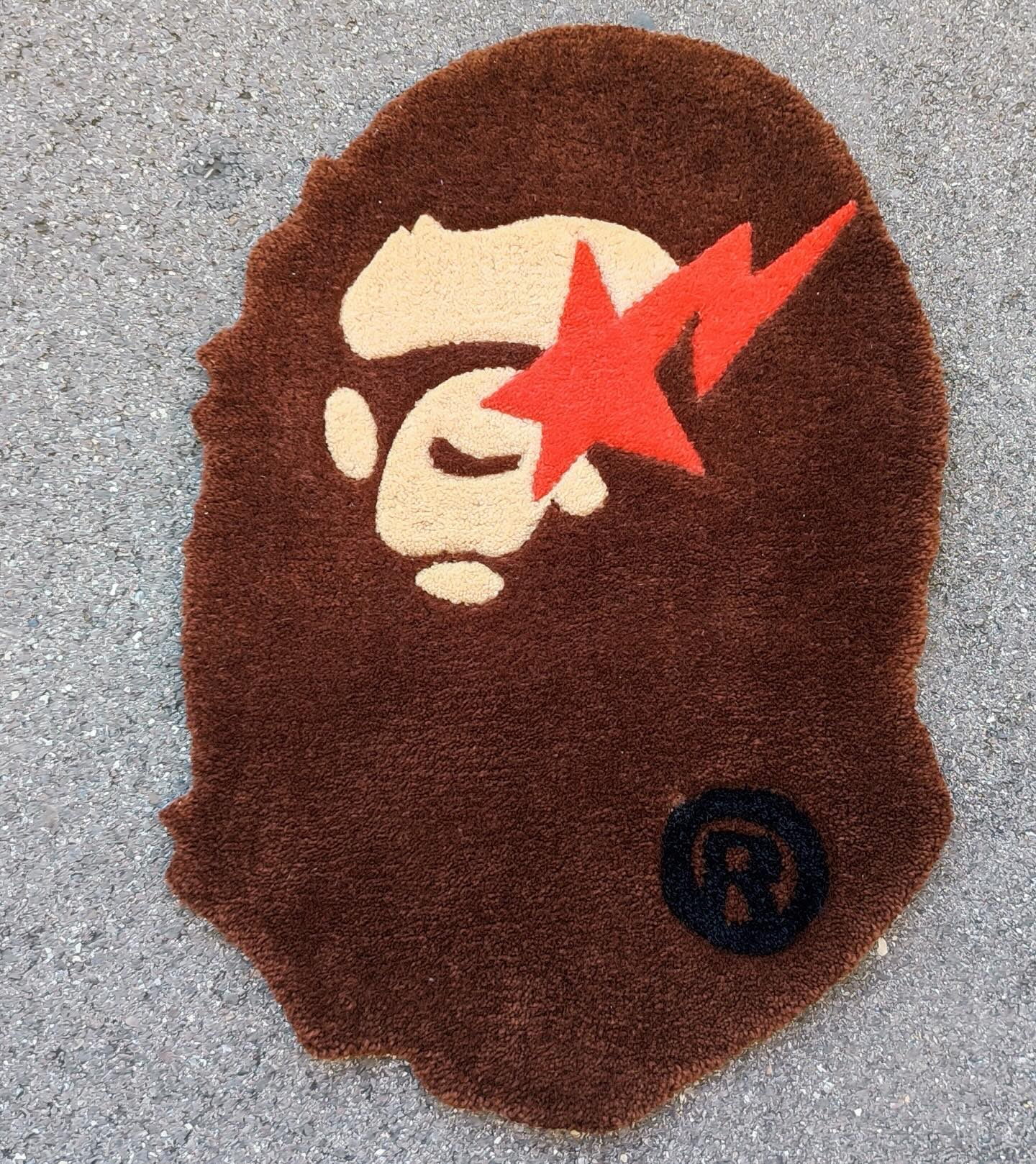 Handgeknüpfter BAPE-Teppich  - vue 360