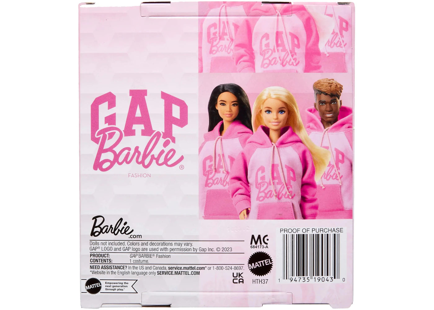 Barbie Signature Gap x Barbie Puppen-Hoodie - vue secondaire A