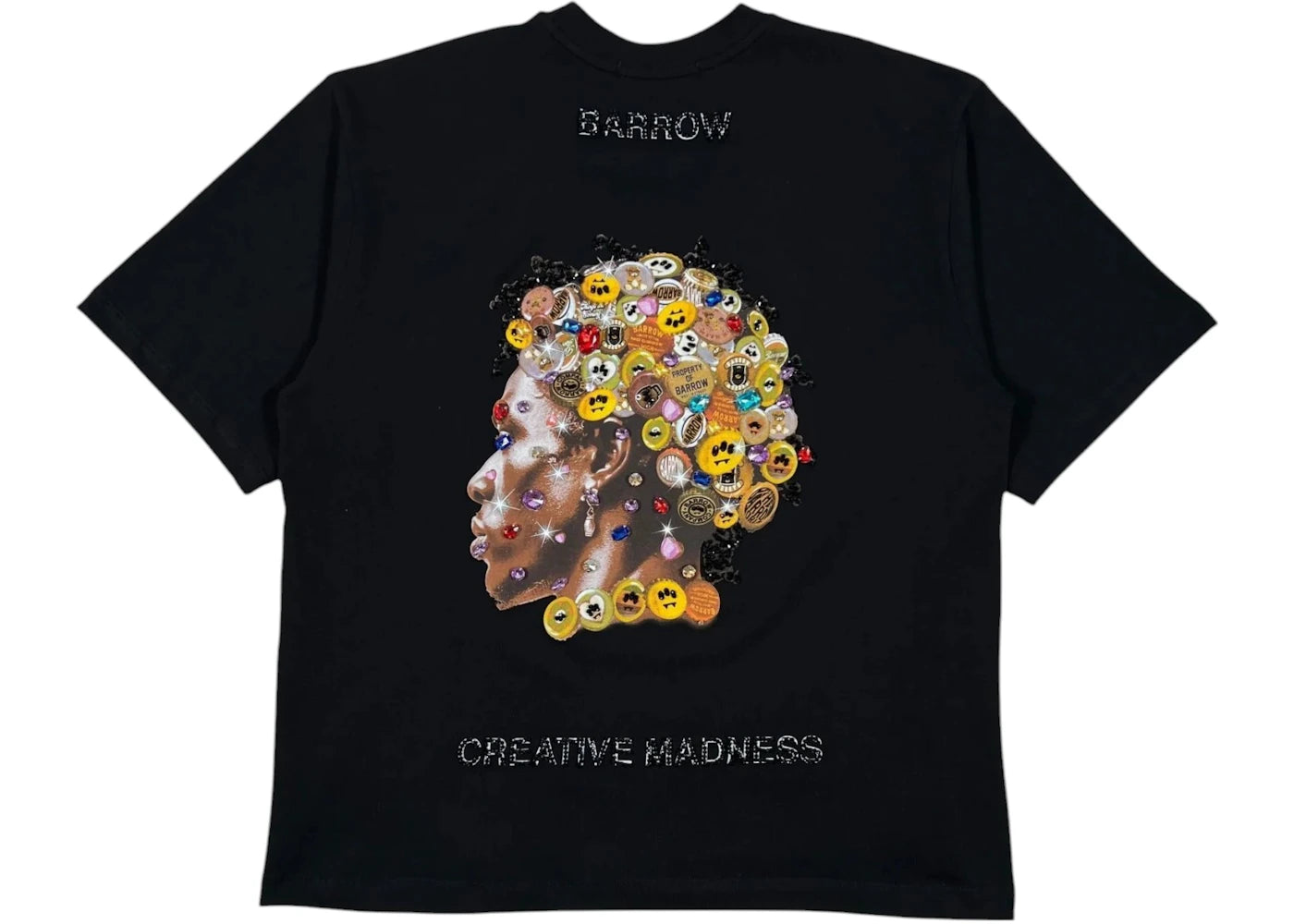 Barrow Creative Madness T-shirt Black - vue secondaire A