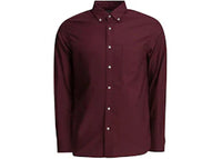 Beams Plus BD Color Oxford Shirt Bordeaux