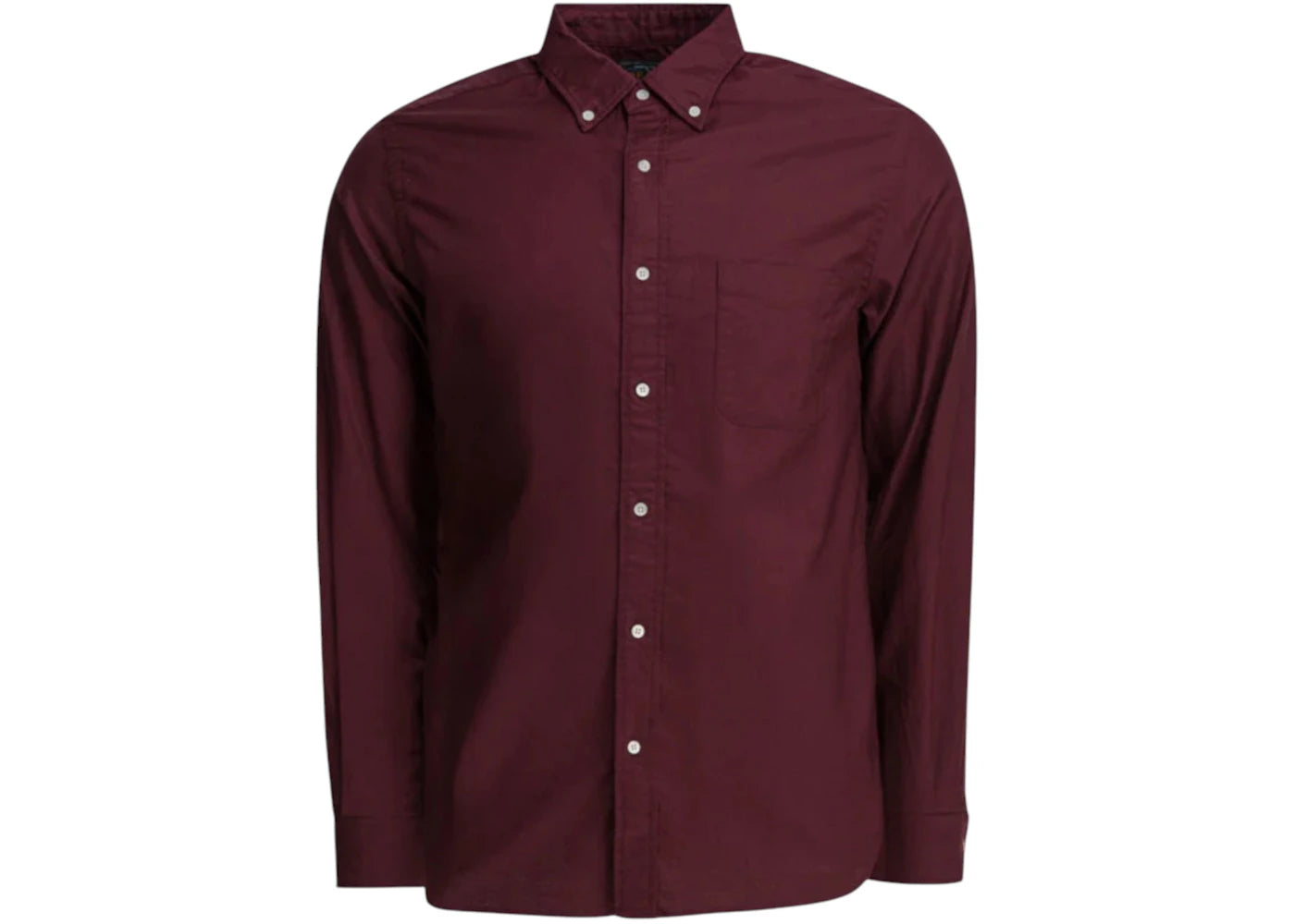 Beams Plus BD Color Oxford Shirt Bordeaux - vue secondaire A