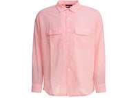 Beams Plus Camp Collar Shirt Pink