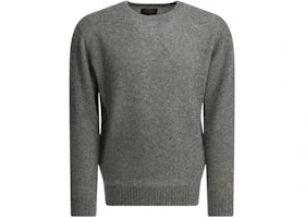 Beams Plus Cashmere Blend Crewneck Sweater Grey