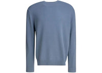Beams Plus Lily Yarn Crew Neck Sweater Light Blue