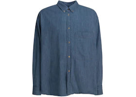 Beams Plus Lisa Denim Shirt Light Blue - vue 360