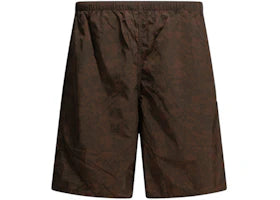 Beams Plus Mil Athletic Tracksuit Shorts Brown - vue 360