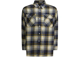 Beams Plus Plaid Check Shirt Grey - vue 360