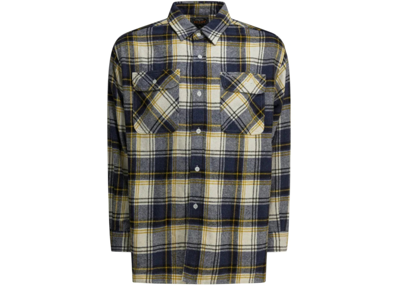 Beams Plus Plaid Check Shirt Grey - vue secondaire A