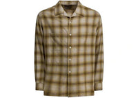 Beams Plus Wool Blend Check Shirt Brown