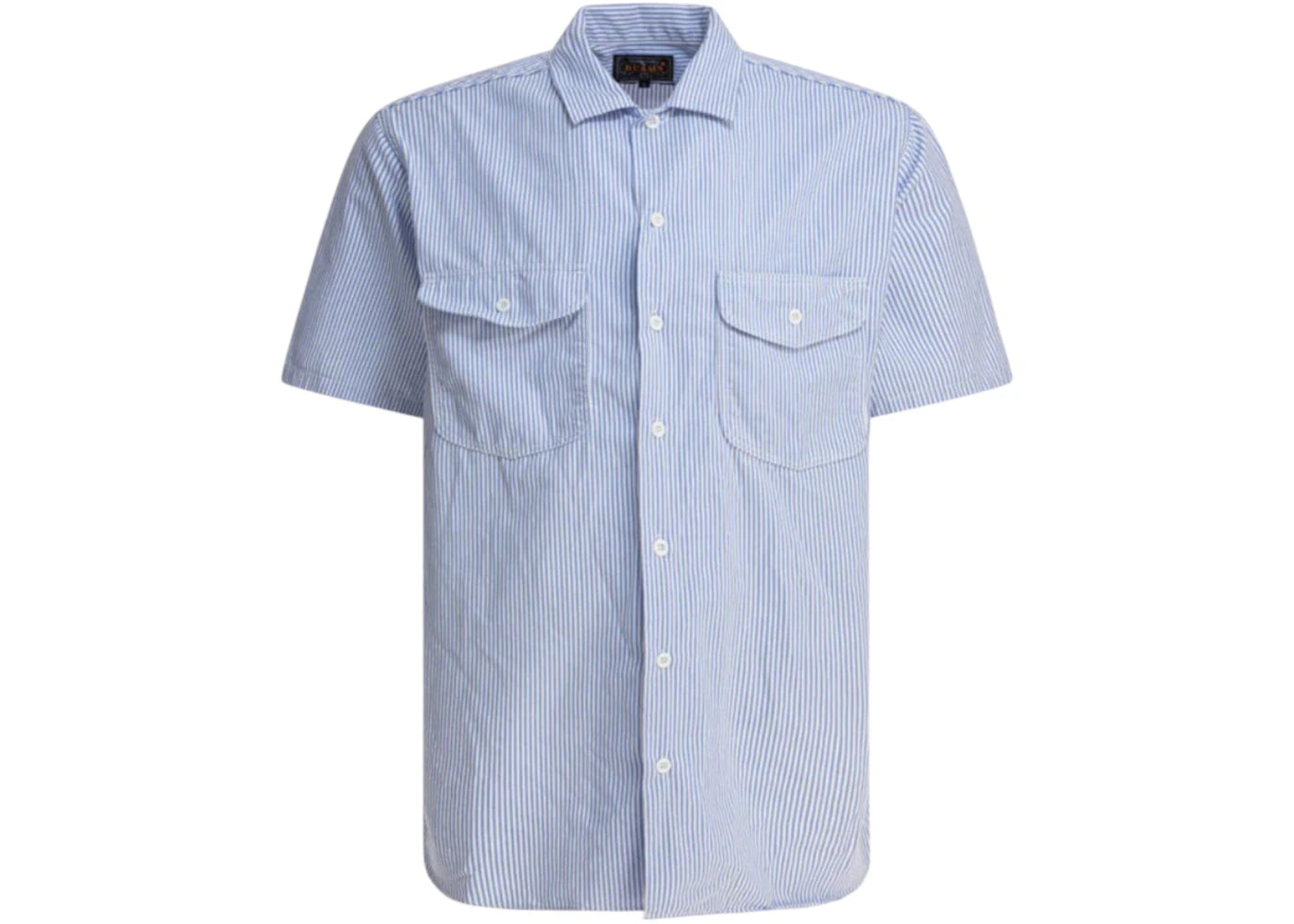 Beams Plus Work Shirt Blue - vue secondaire A