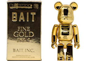 Bearbrick Bait Gold Bar 100% Gold - vue 360