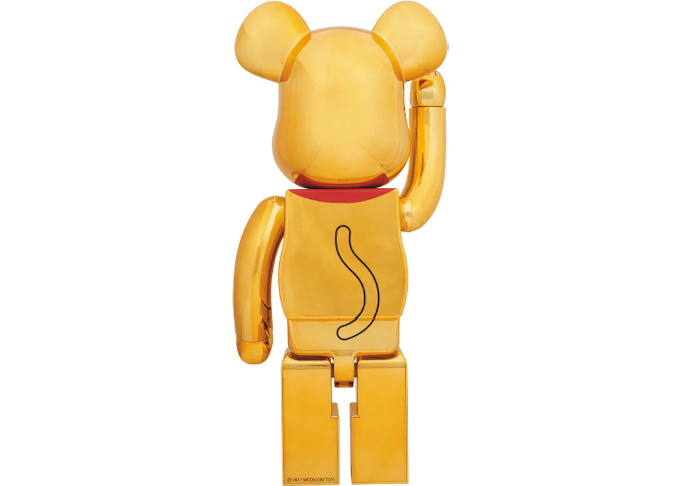 Bearbrick Beckoning Cat 1000% Gold - vue secondaire B