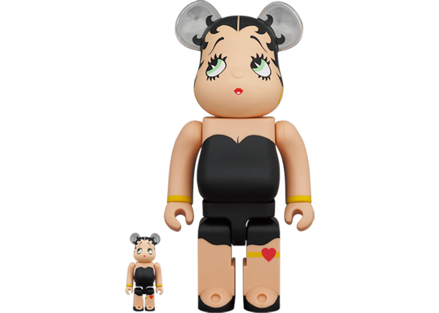 Bearbrick Betty Boop (TM) 100% & 400% Set Black Ver. - vue 360