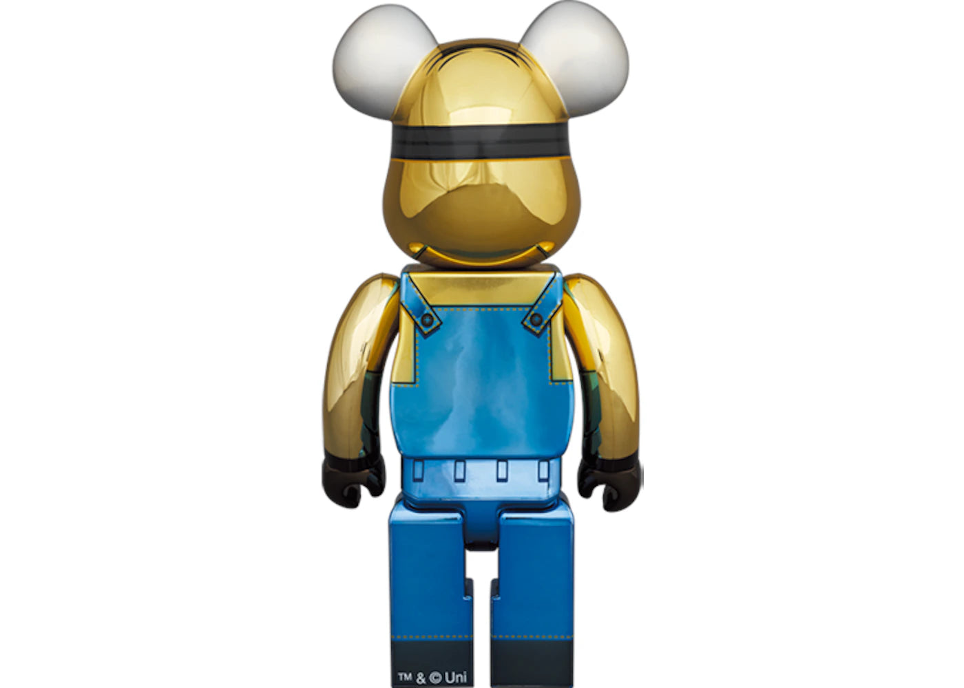 Bearbrick DAVE 1000% CHROME Ver. - vue secondaire B