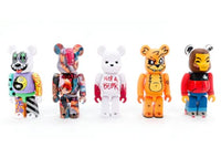 Bearbrick DesignerCon Artist (Steven Harrington, Tristan Eaton, Joe Ledbetter, Luke Chueh, KaNO) 100% (Set of 5)