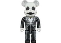 Bearbrick x Disney Tim Burton's The Nightmare Before Christmas Jack Skellington 1000%