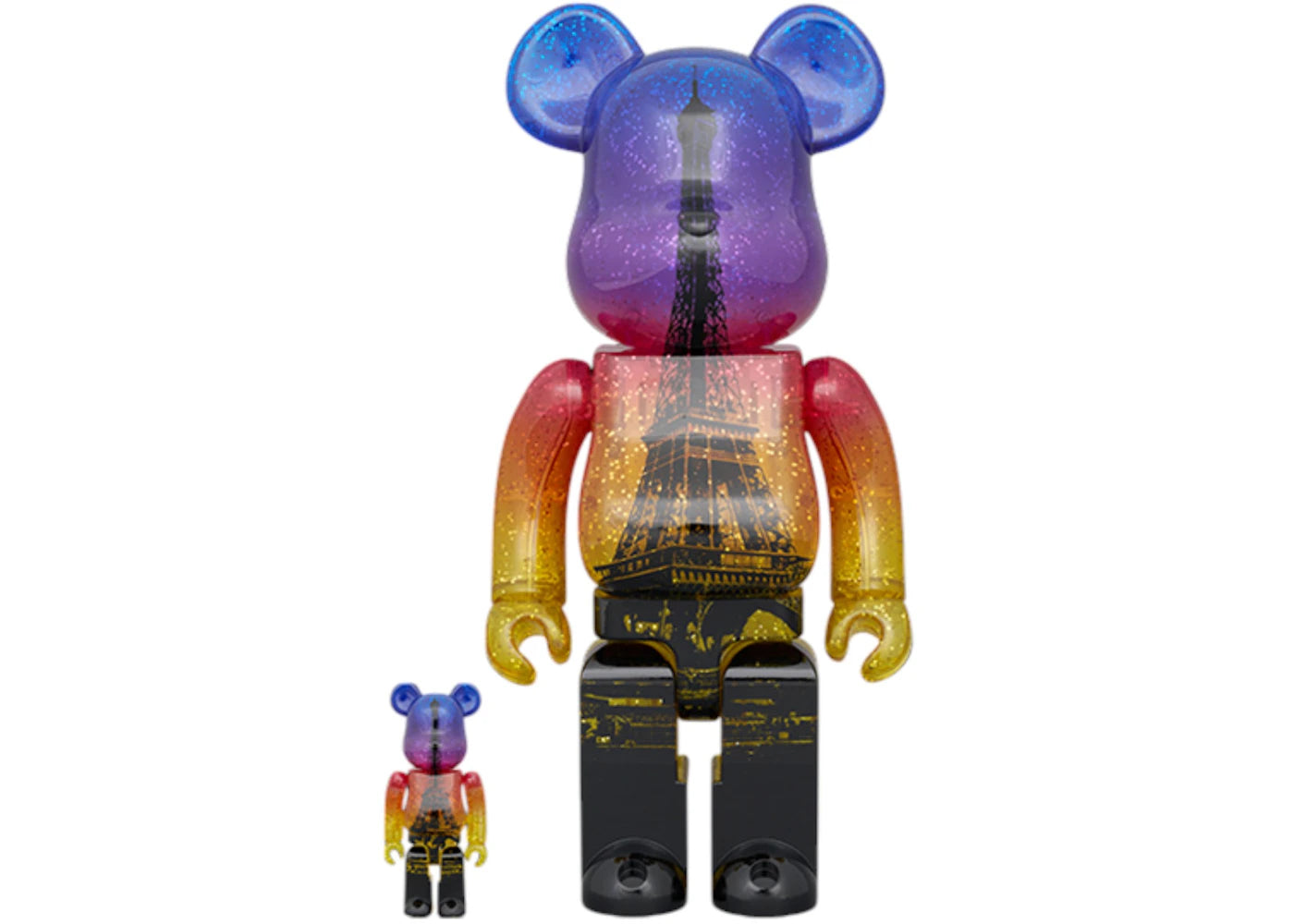 Bearbrick EIFFEL TOWER 100% & 400% TWILIGHT Ver. 100% & 400% Set - vue secondaire A