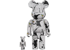 Bearbrick Flower Bomber 100% & 400% Set - vue secondaire A