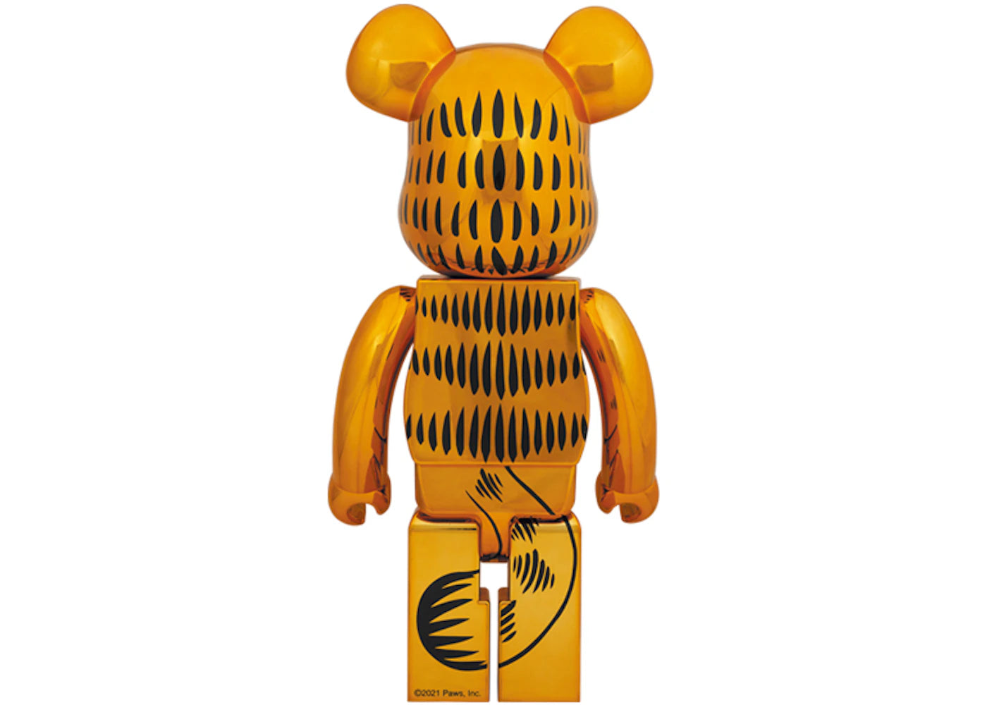 Bearbrick Garfield 1000% Gold Chrome Ver. - vue secondaire B