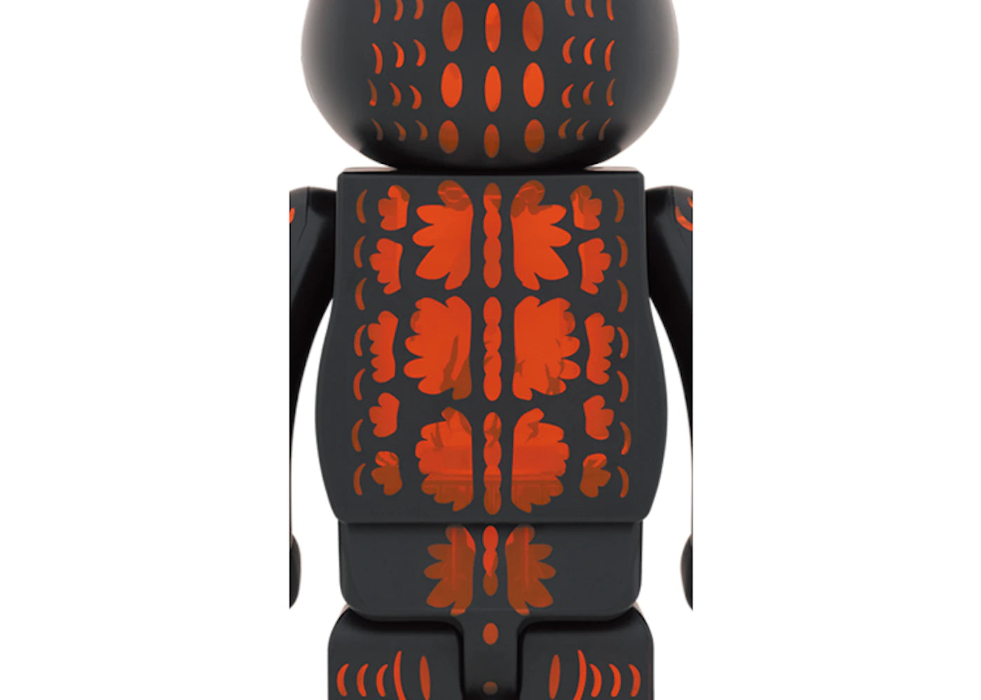 Bearbrick Godzilla VS Destoroyah version Godzilla (Meltdown) 1000% Clear Orange Ver. - vue secondaire B