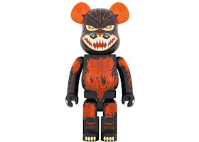 Bearbrick Godzilla VS Destoroyah version Godzilla (Meltdown) 1000% Clear Orange Ver. - vue 360