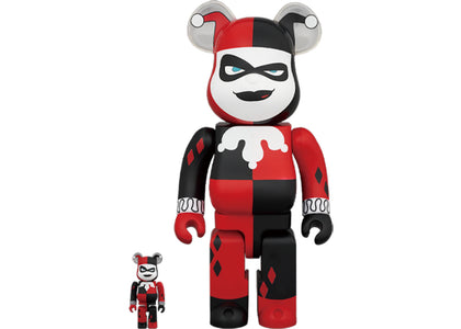 Bearbrick HARLEY QUINN (BATMAN The Animated Series Ver.) 100% & 400% Set - authentic Bearbrick product