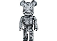 Bearbrick HR GIGER 1000% Black Chrome