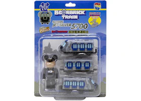 Bearbrick Hanshin Jet-Silver 5700 Special Edition Train And Hanshin Train Driver Train Figure Set