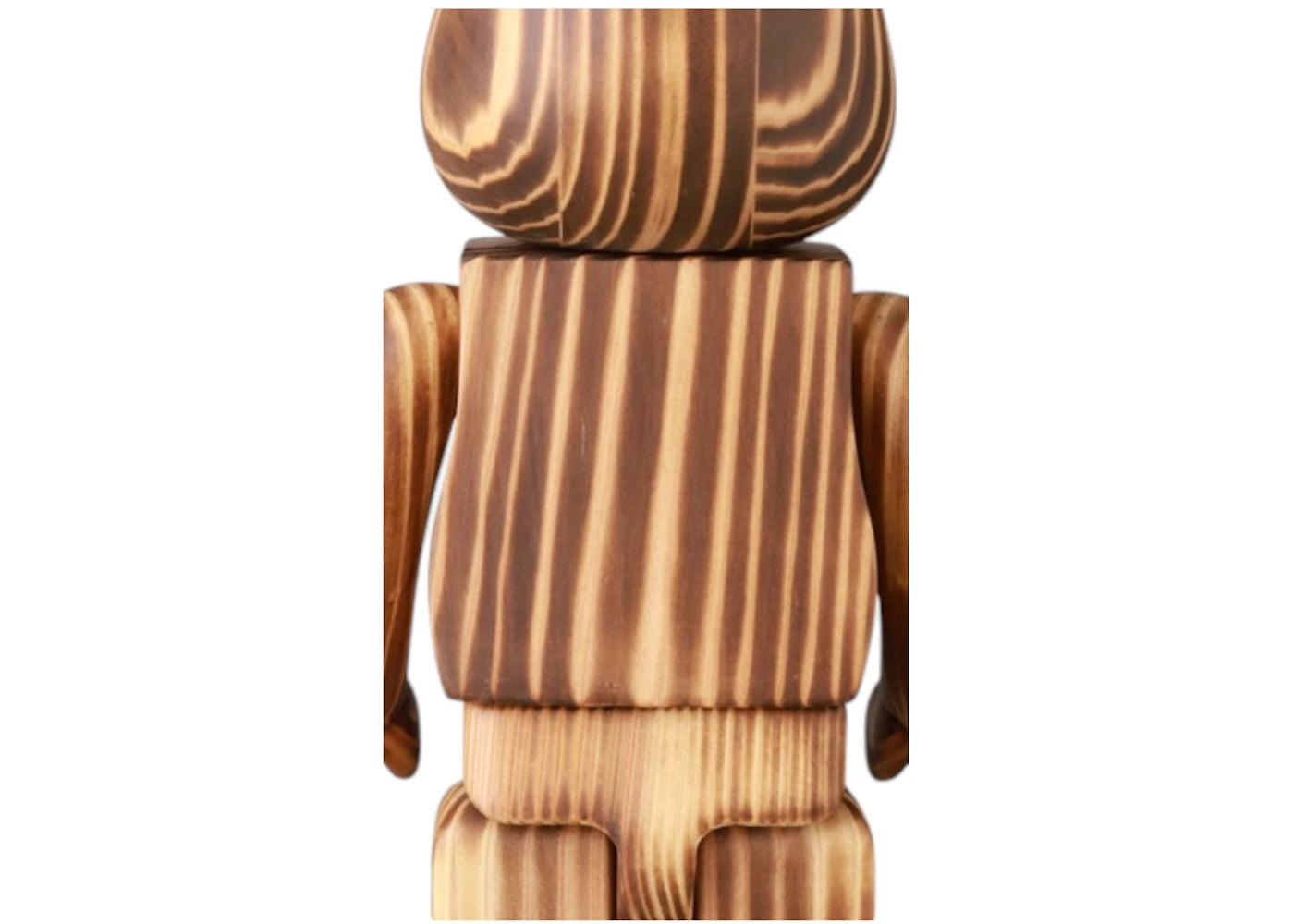 Bearbrick Karimoku Burn Wood 400% - vue secondaire A