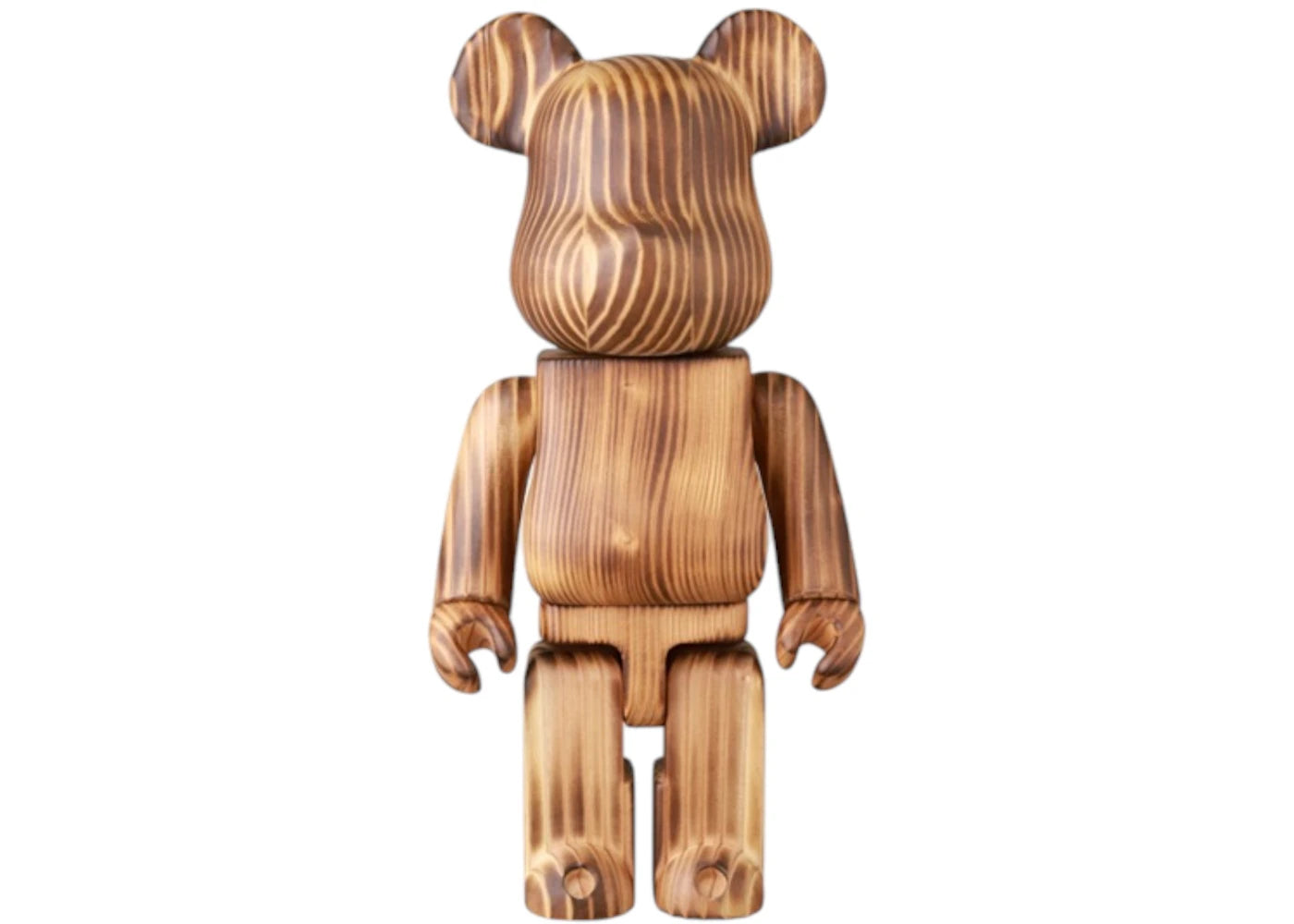Bearbrick Karimoku Burn Wood 400% - vue 360
