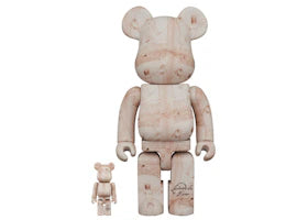 Bearbrick Leonardo da Vinci (Vitruvian Man) 100% & 400% Set - vue 360