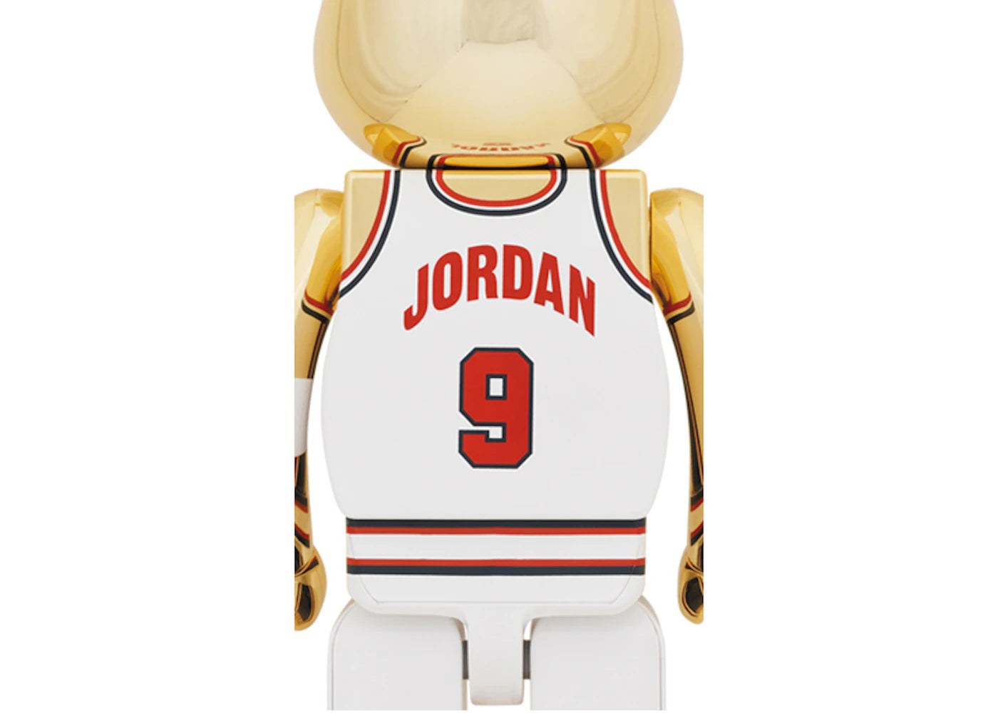 Bearbrick Michael Jordan 1992 Team USA (Dream Team) 1000% Gold Chrome