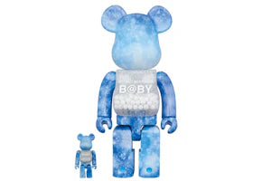 Bearbrick My First Baby Crystal of Snow Ver. 100% & 400% Set - vue 360