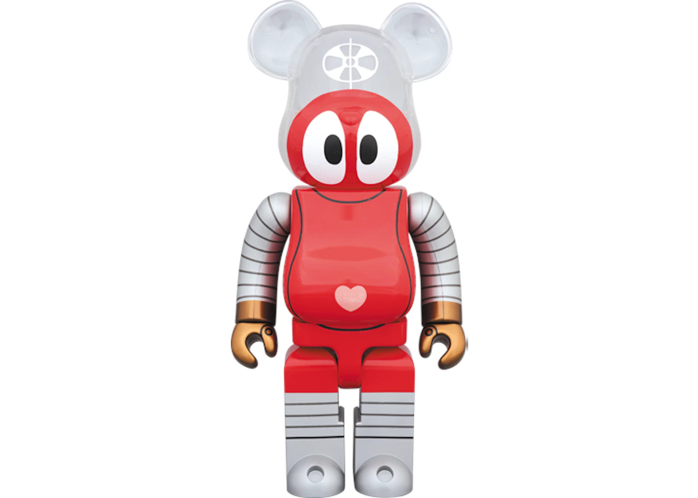 Bearbrick Robocon 1000% Red/Grey - vue secondaire A