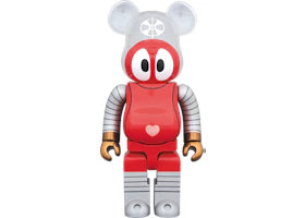 Bearbrick Robocon 1000% Red/Grey - vue 360