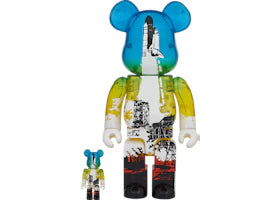 Bearbrick SPACE SHUTTLE LAUNCH Ver. 100% & 400% Set - vue 360