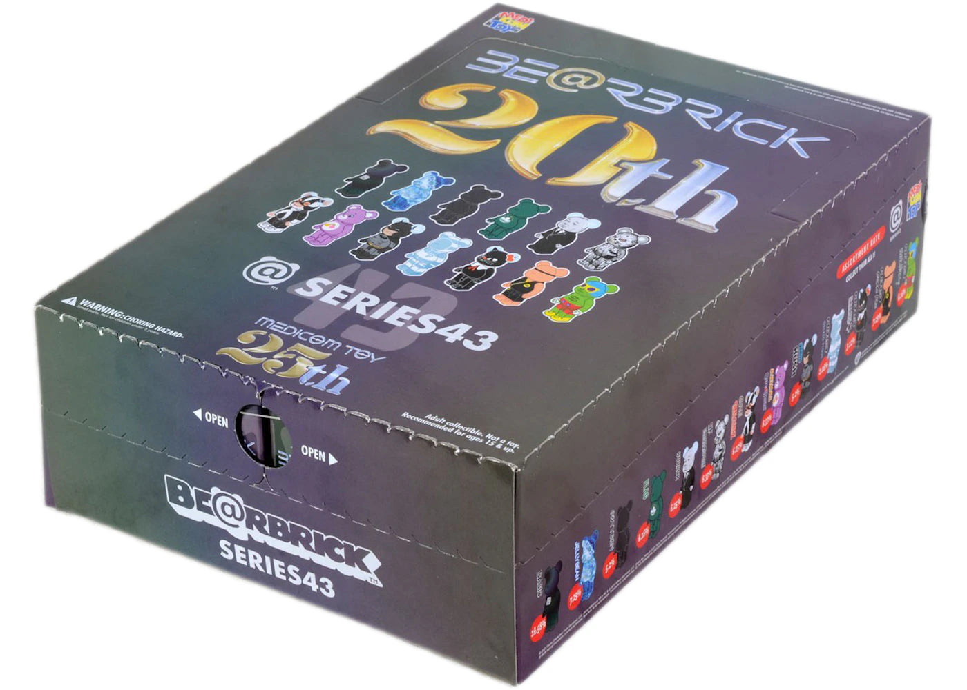 Bearbrick Series 43 Sealed Case 100% (24 Blind Boxes) - vue 360