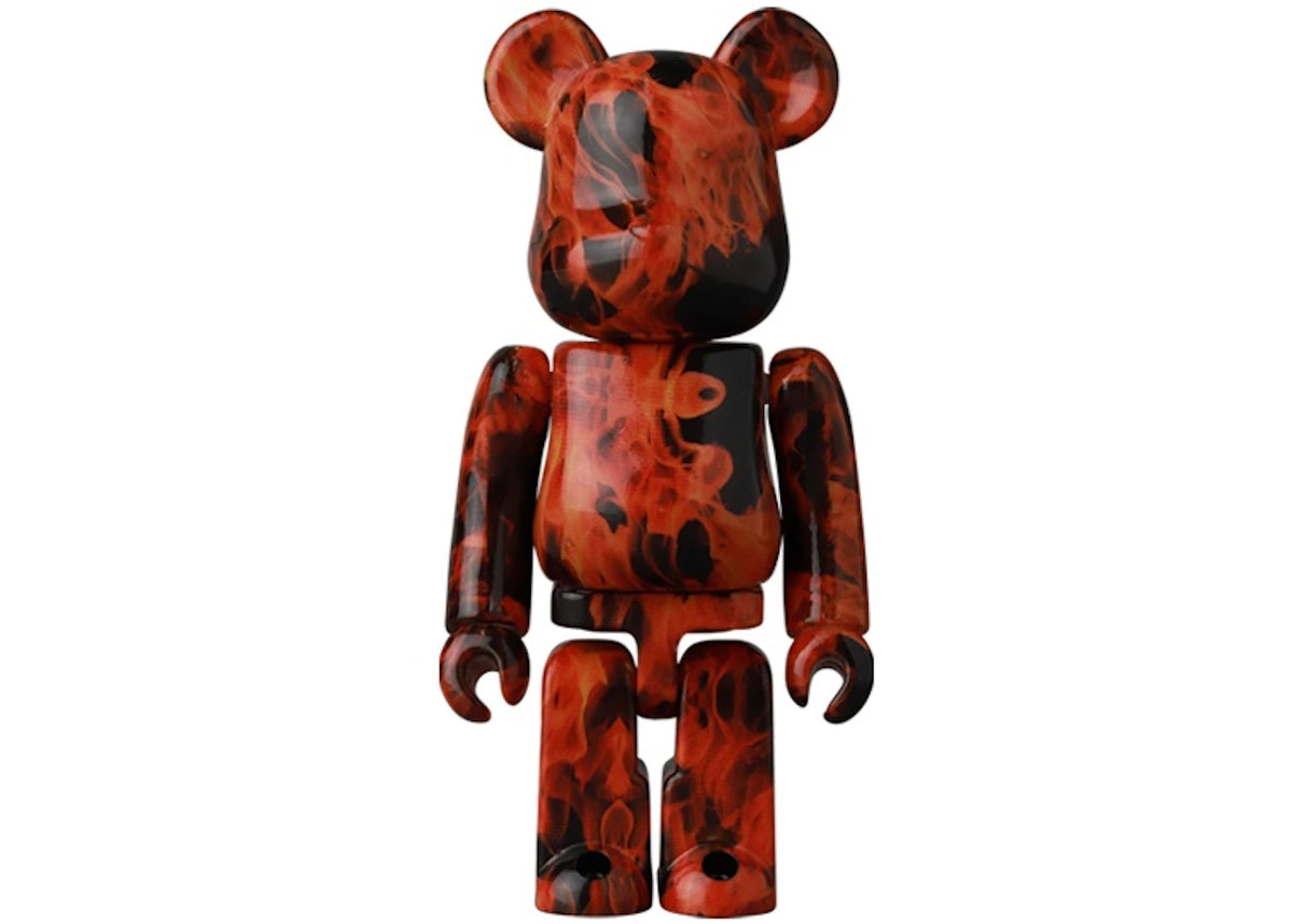 Bearbrick Series 44 Flame Pattern 100% (Opened Blind Box & Card Included) - vue secondaire A