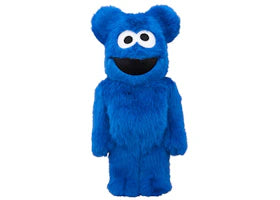 Bearbrick Sesame Street Cookie Monster Costume Version 2.0 4 - vue 360