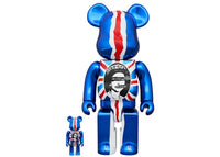 Bearbrick Sex Pistols „God Save The Queen“ 100% & 400% Set Chrom